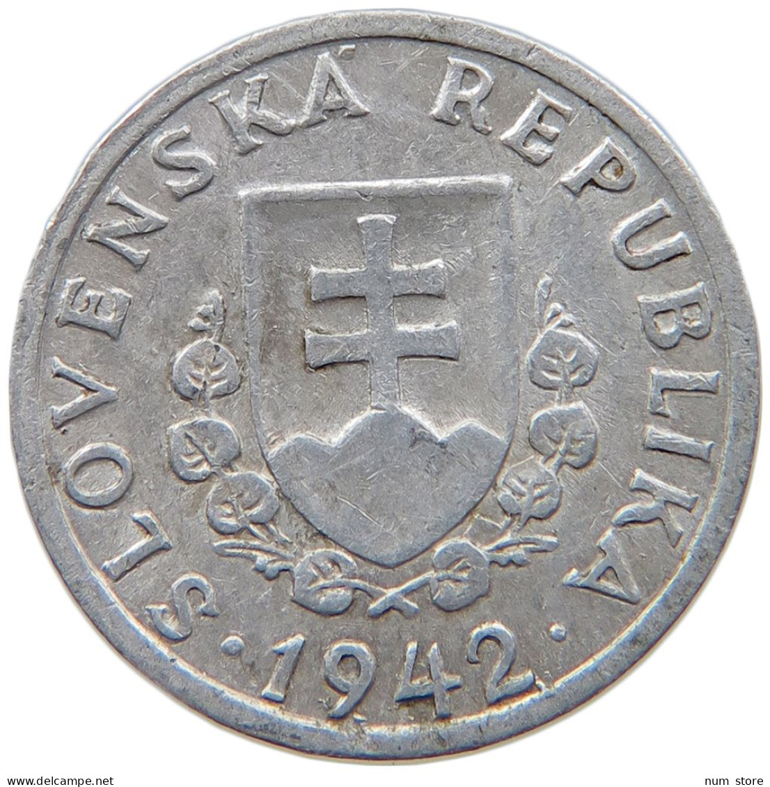 SLOVAKIA 20 HALIEROV 1942 #s089 0323 - Slowakei