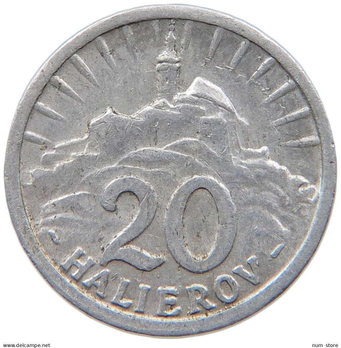 SLOVAKIA 20 HALIEROV 1942 #s089 0317 - Slowakei