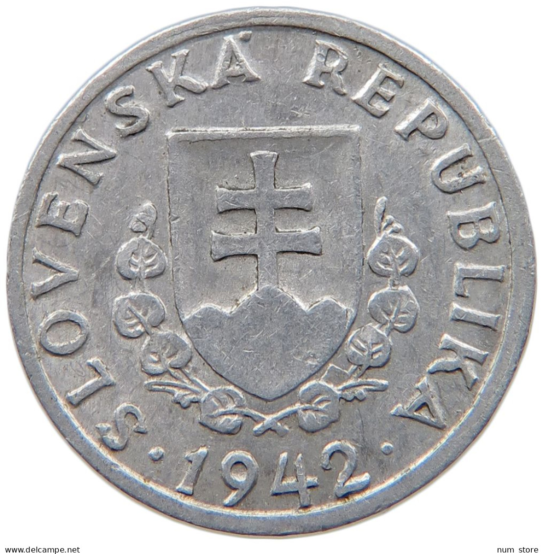 SLOVAKIA 20 HALIEROV 1942 #s089 0317 - Slowakije