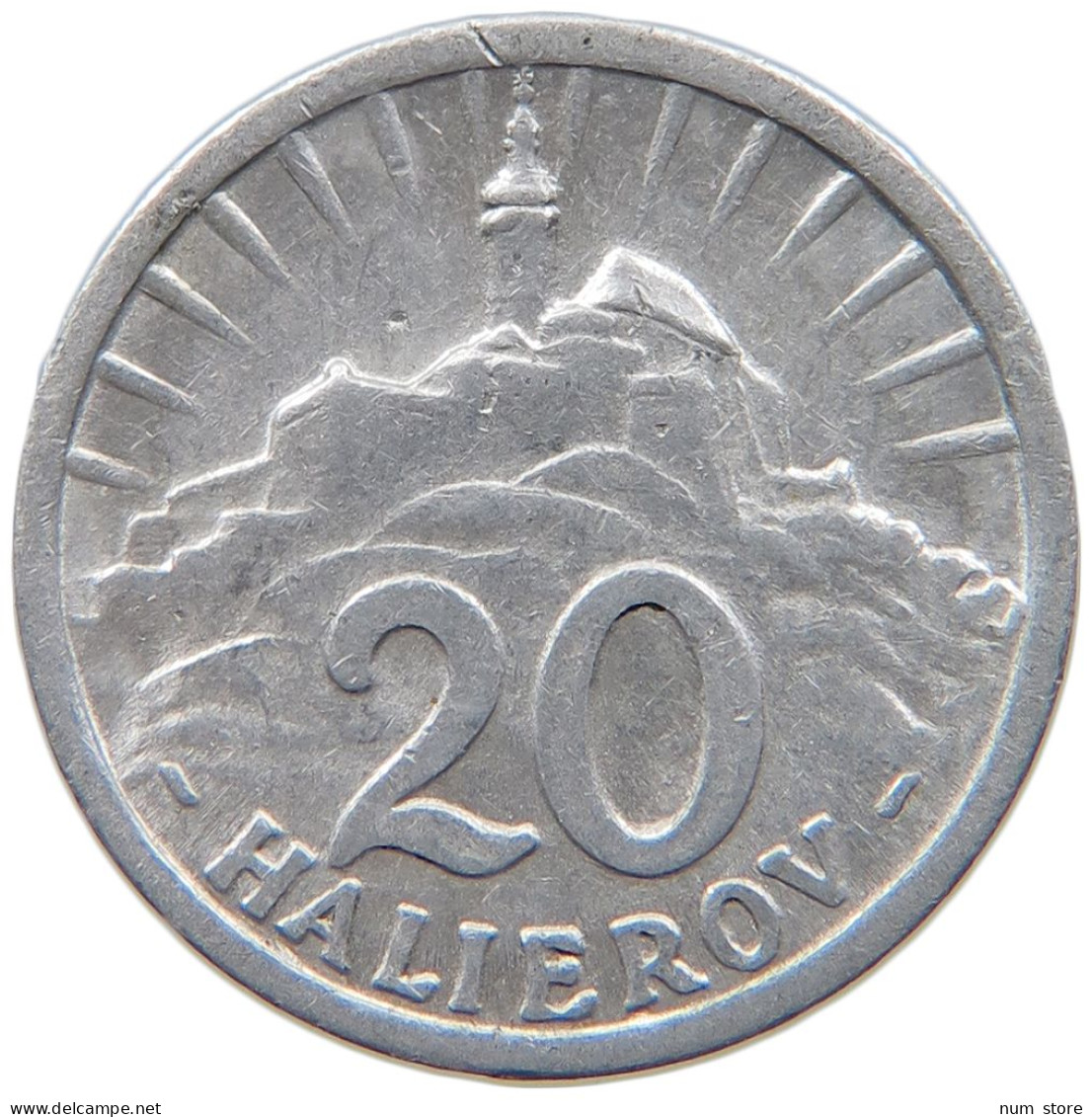 SLOVAKIA 20 HALIEROV 1942 #s089 0319 - Slowakei