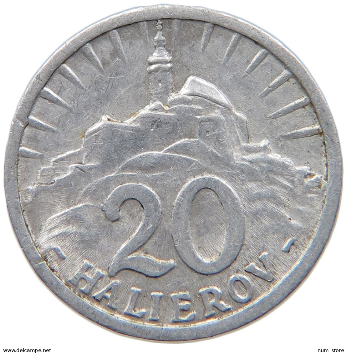 SLOVAKIA 20 HALIEROV 1942 #s089 0309 - Slovaquie