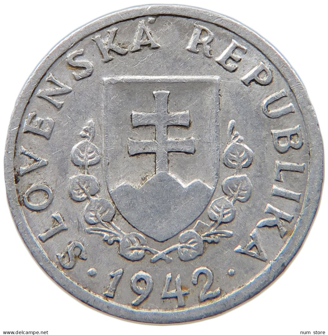 SLOVAKIA 20 HALIEROV 1942 #s089 0309 - Slowakei
