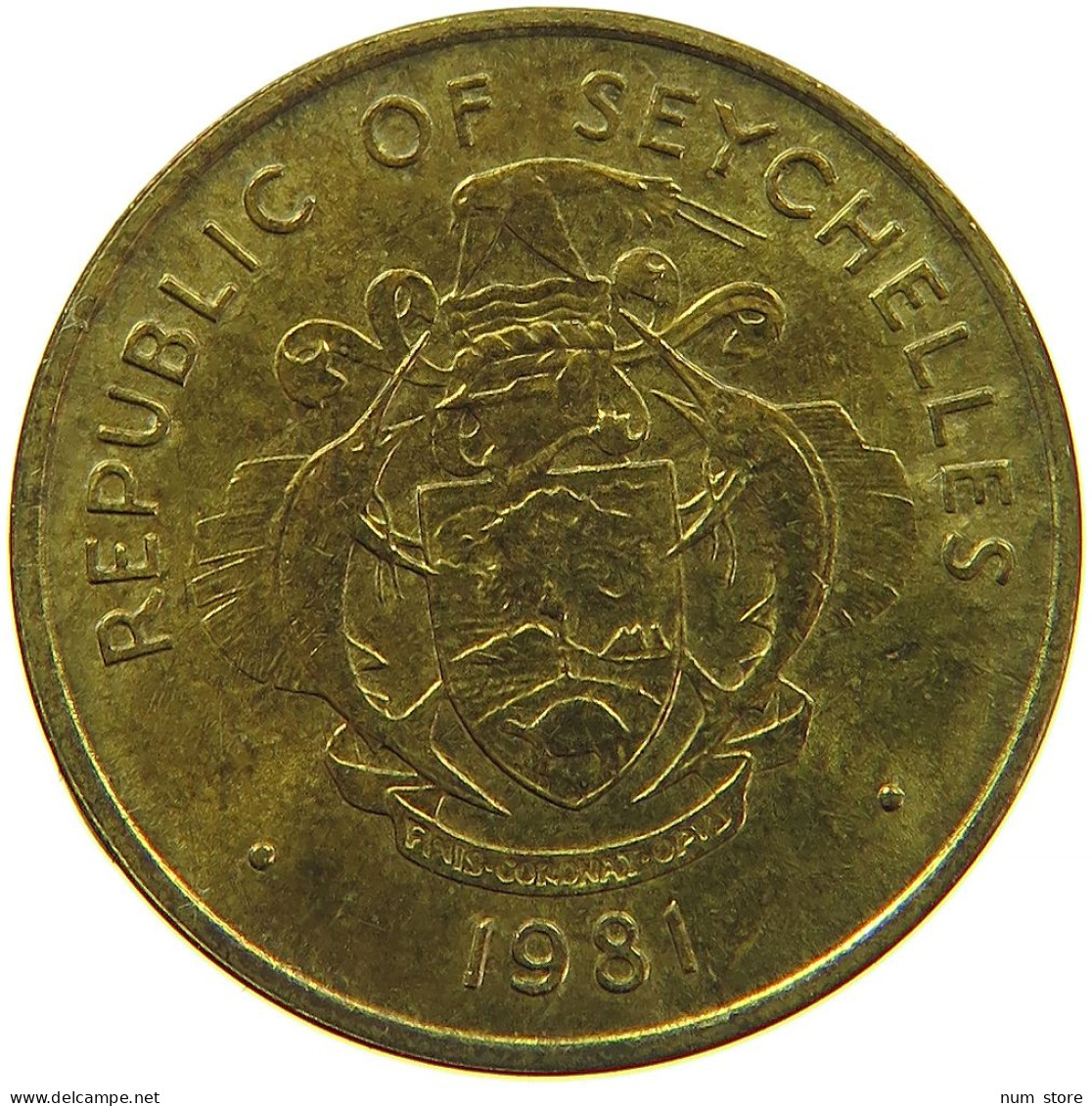 SEYCHELLES 5 CENTS 1981 #s096 0215 - Seychellen