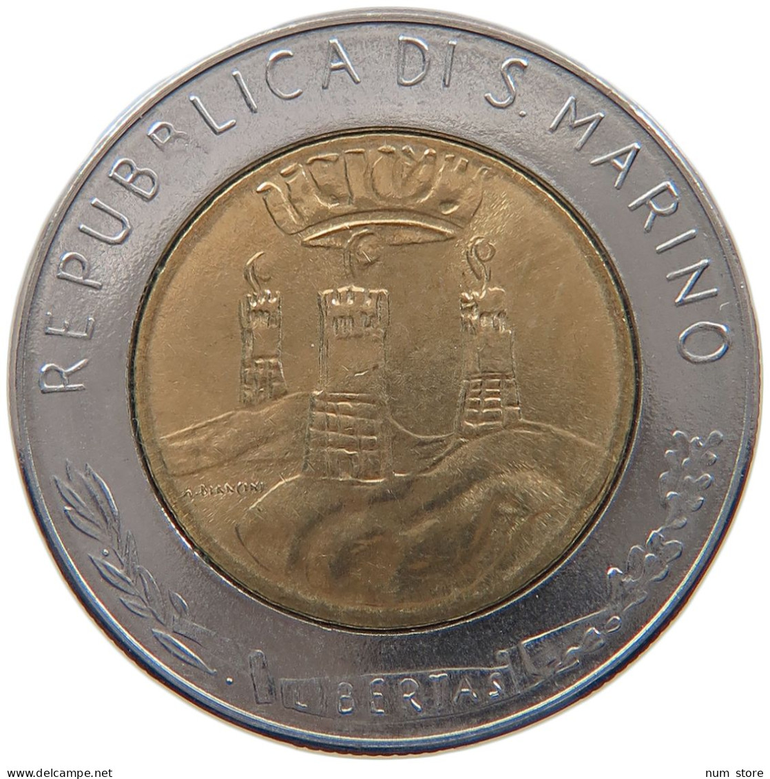 SAN MARINO 500 LIRE 1982 #s097 0069 - Saint-Marin