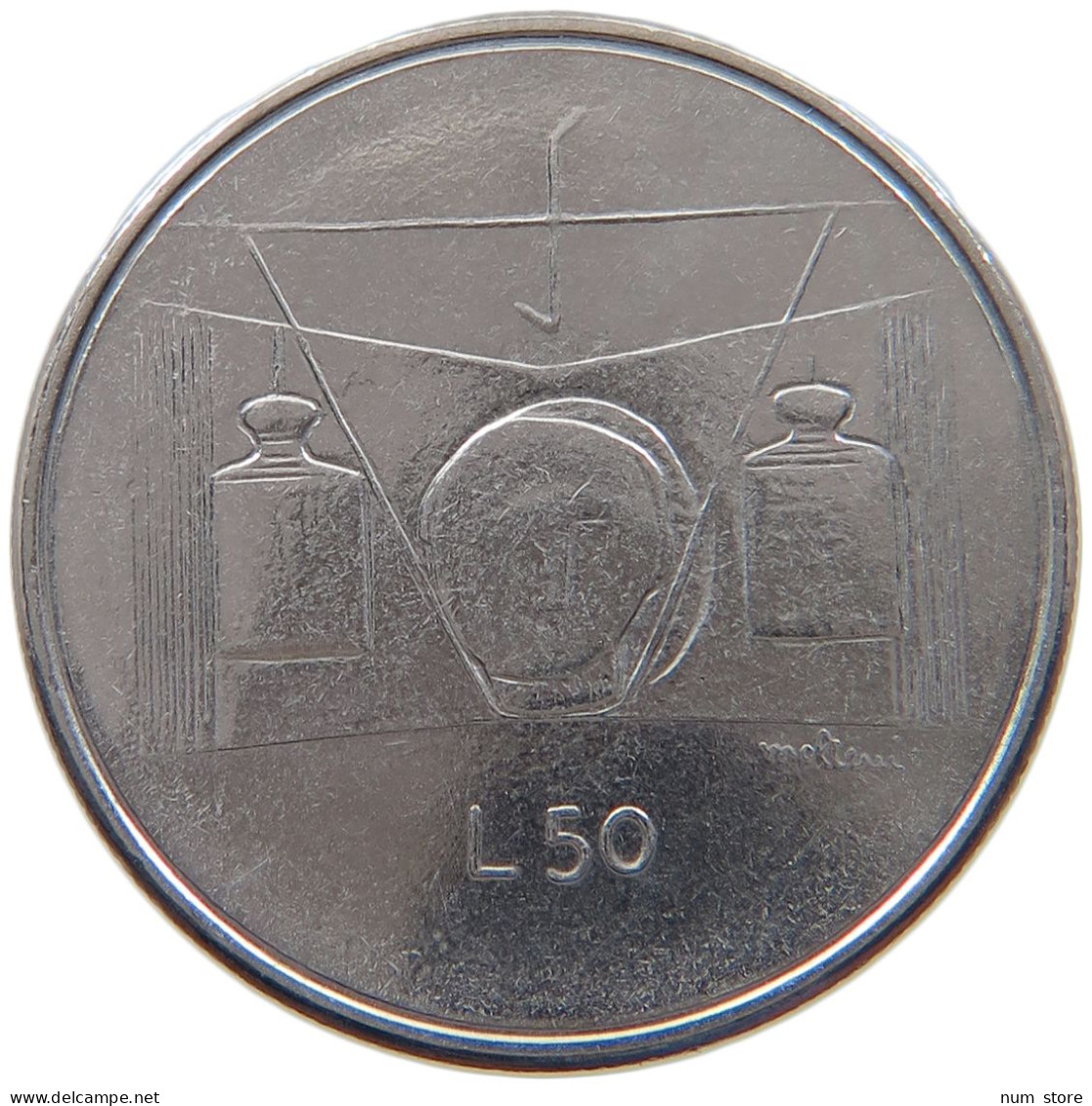 SAN MARINO 50 LIRE 1976 #s090 0231 - San Marino