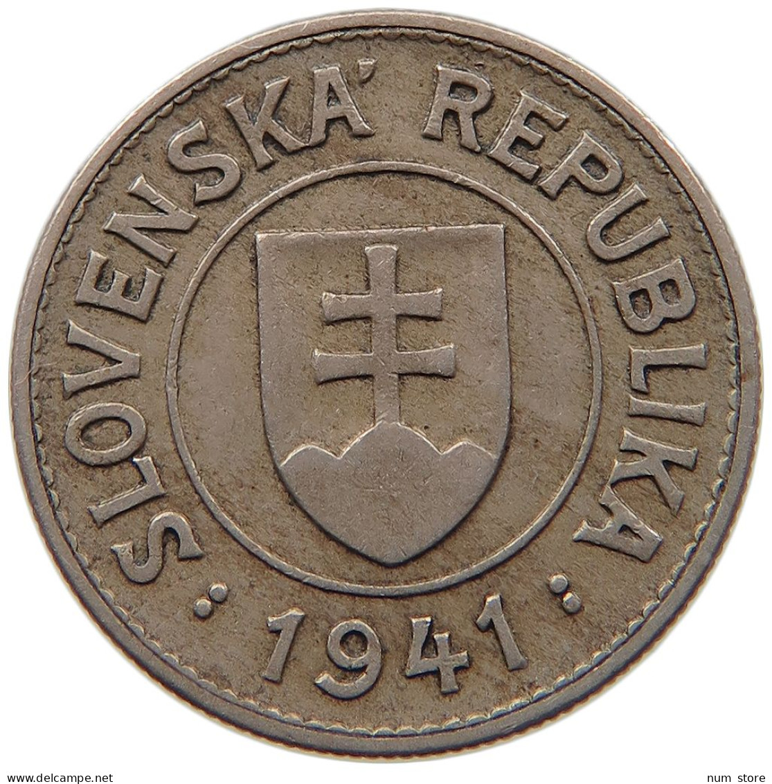 SLOVAKIA KORUNA 1941 #s093 0163 - Eslovaquia