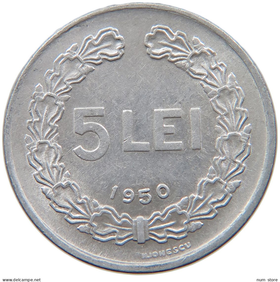 ROMANIA 5 LEI 1950 #s089 0591 - Rumania