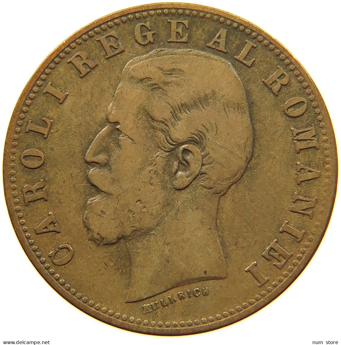 ROMANIA 5 BANI 1882 B #s098 0329 - Rumänien