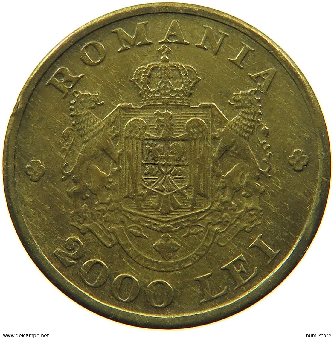 ROMANIA 2000 LEI 1946 #s089 0155 - Rumänien