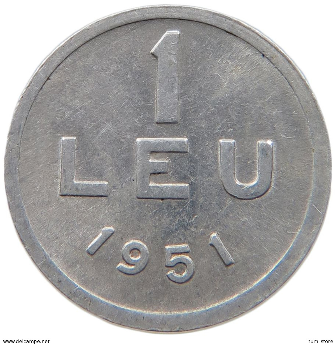 ROMANIA 1 LEU 1951 #s089 0271 - Roumanie