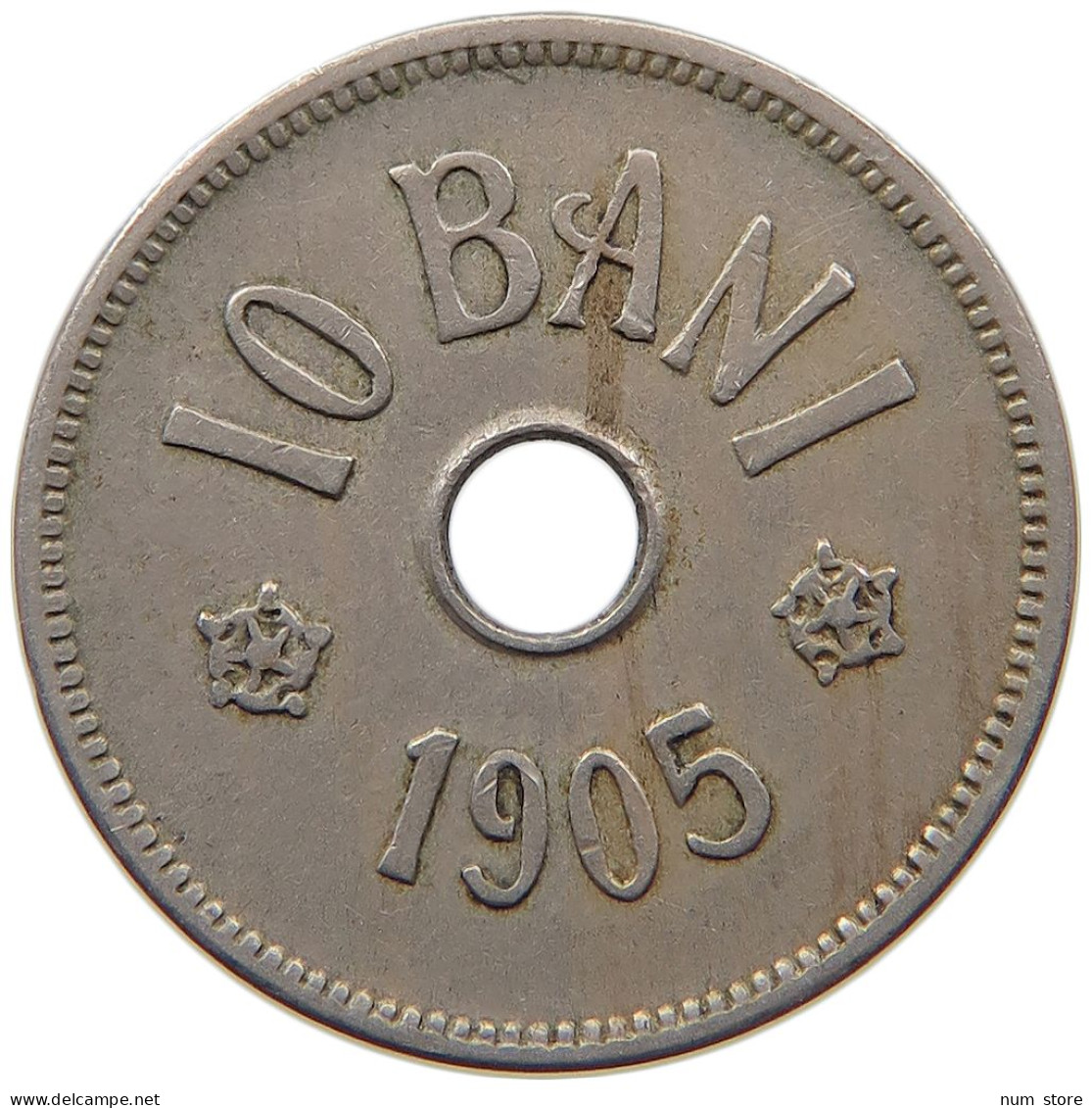 ROMANIA 10 BANI 1905 #s093 0143 - Rumänien