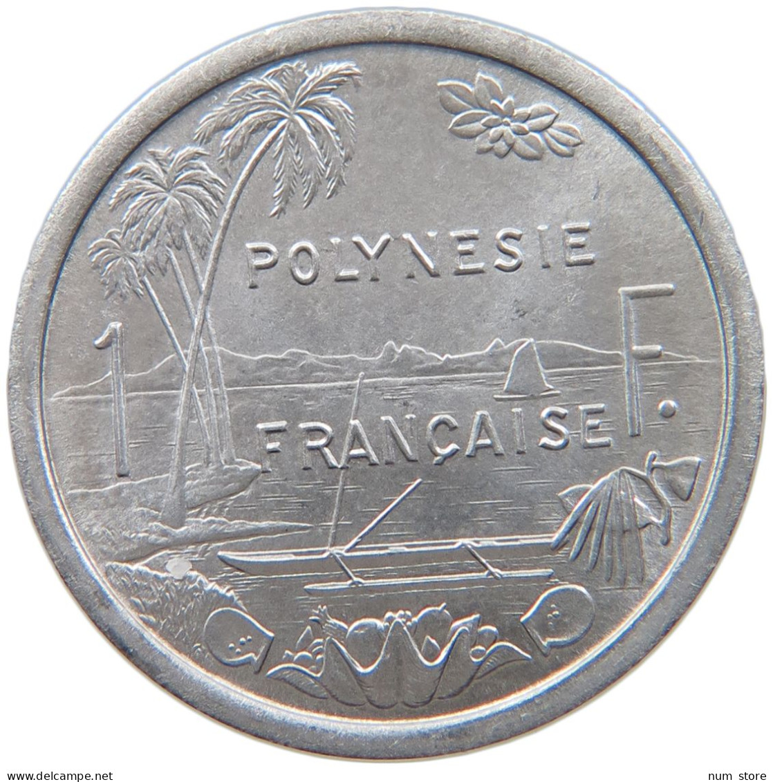 POLYNESIA 1 FRANC 1965 #s089 0521 - Polynésie Française