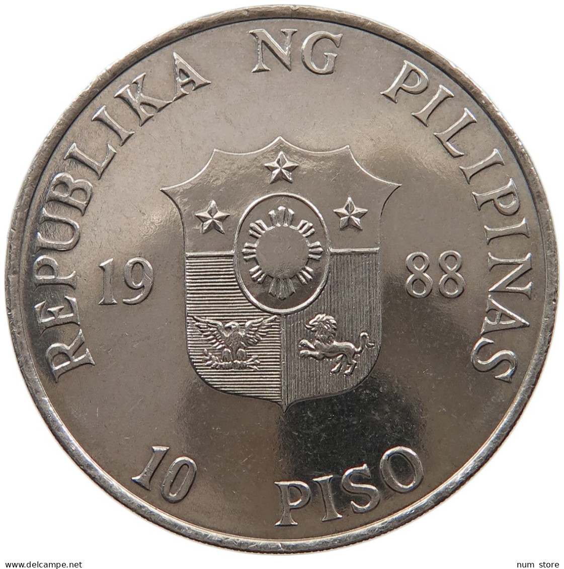 PHILIPPINES 10 PISO 1988 #alb065 0499 - Philippinen