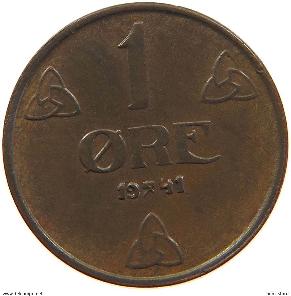 NORWAY 1 ÖRE 1941 #s096 0021 - Noorwegen