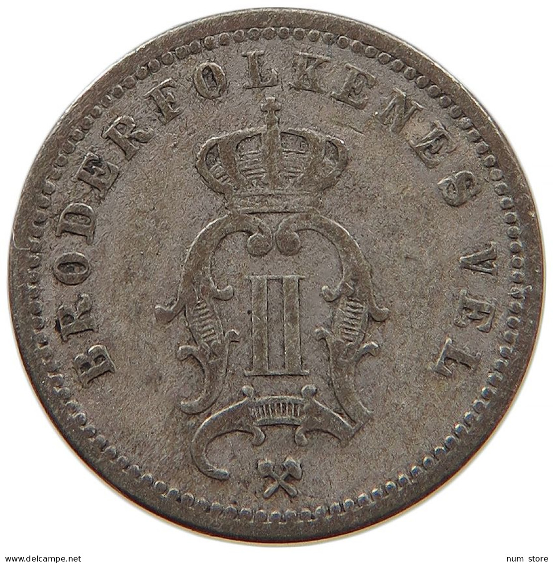 NORWAY 10 ÖRE 1890 Oscar II. (1872-1907) #s091 0031 - Norvège