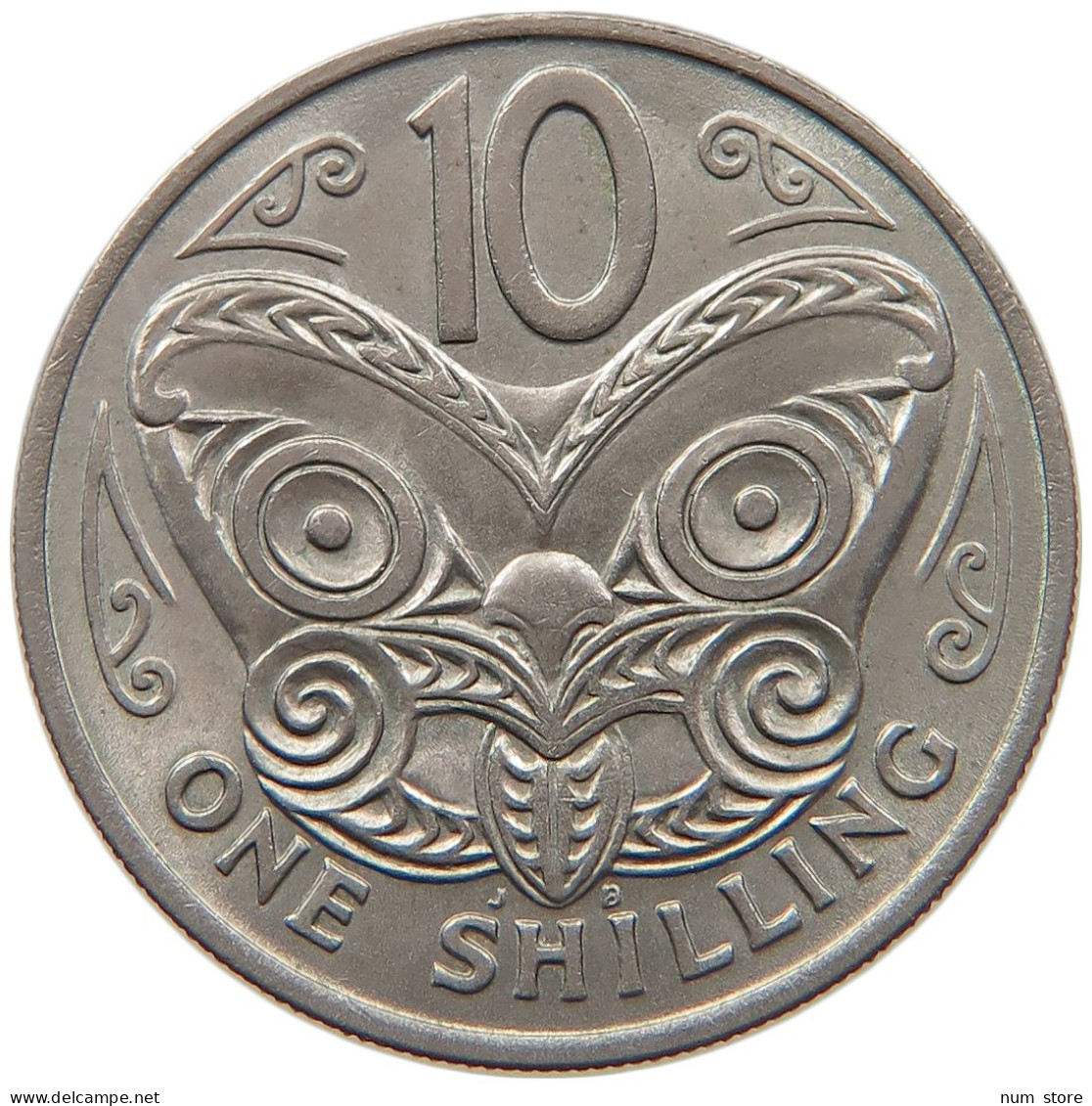 NEW ZEALAND SHILLING 1967 #s093 0451 - New Zealand