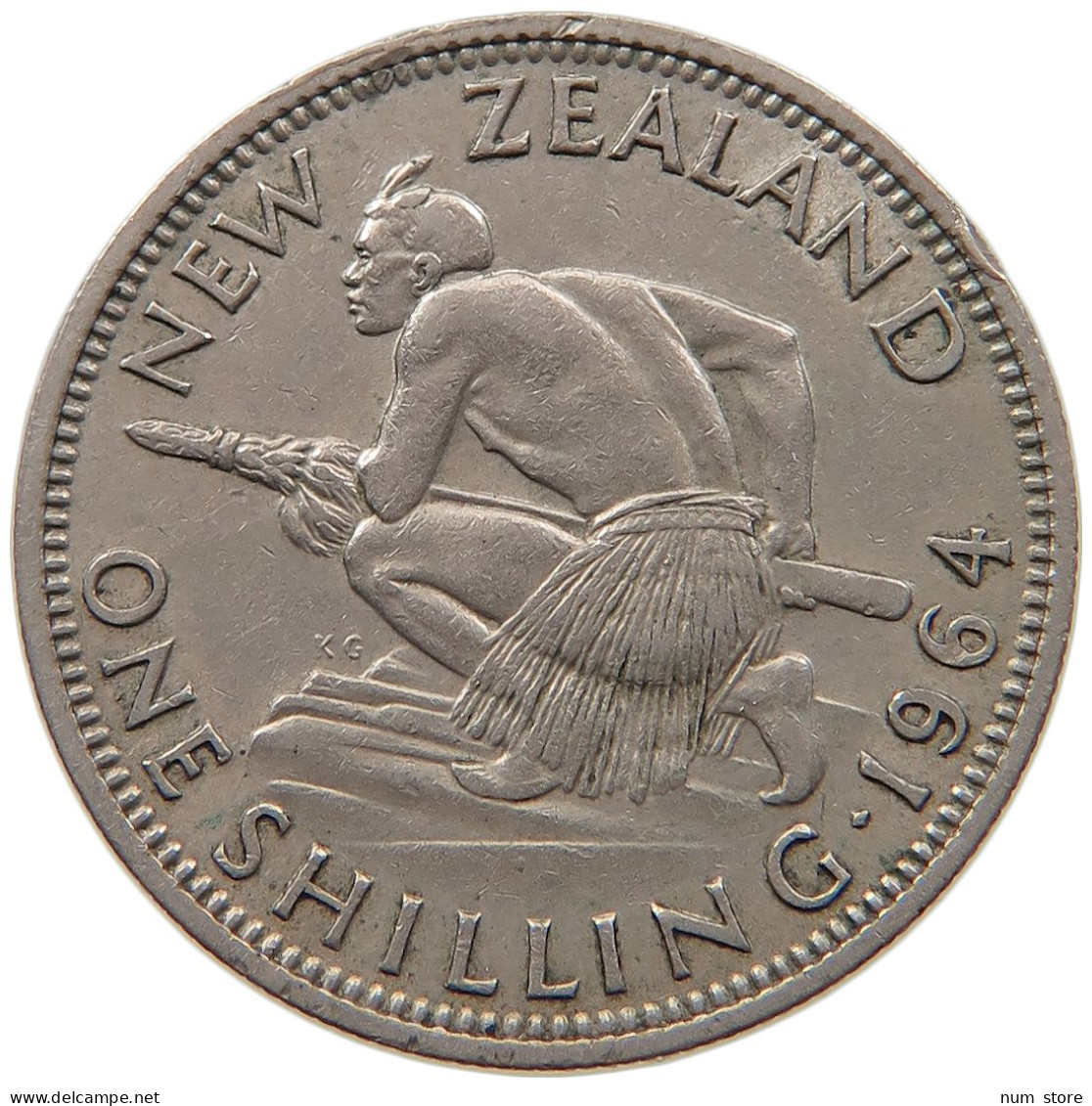 NEW ZEALAND SHILLING 1964 #s093 0463 - Nuova Zelanda