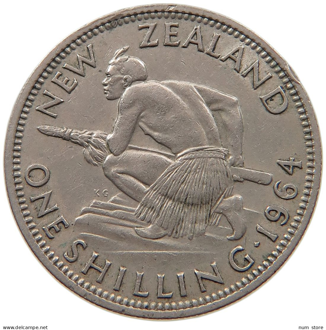 NEW ZEALAND SHILLING 1964 #s093 0463 - New Zealand