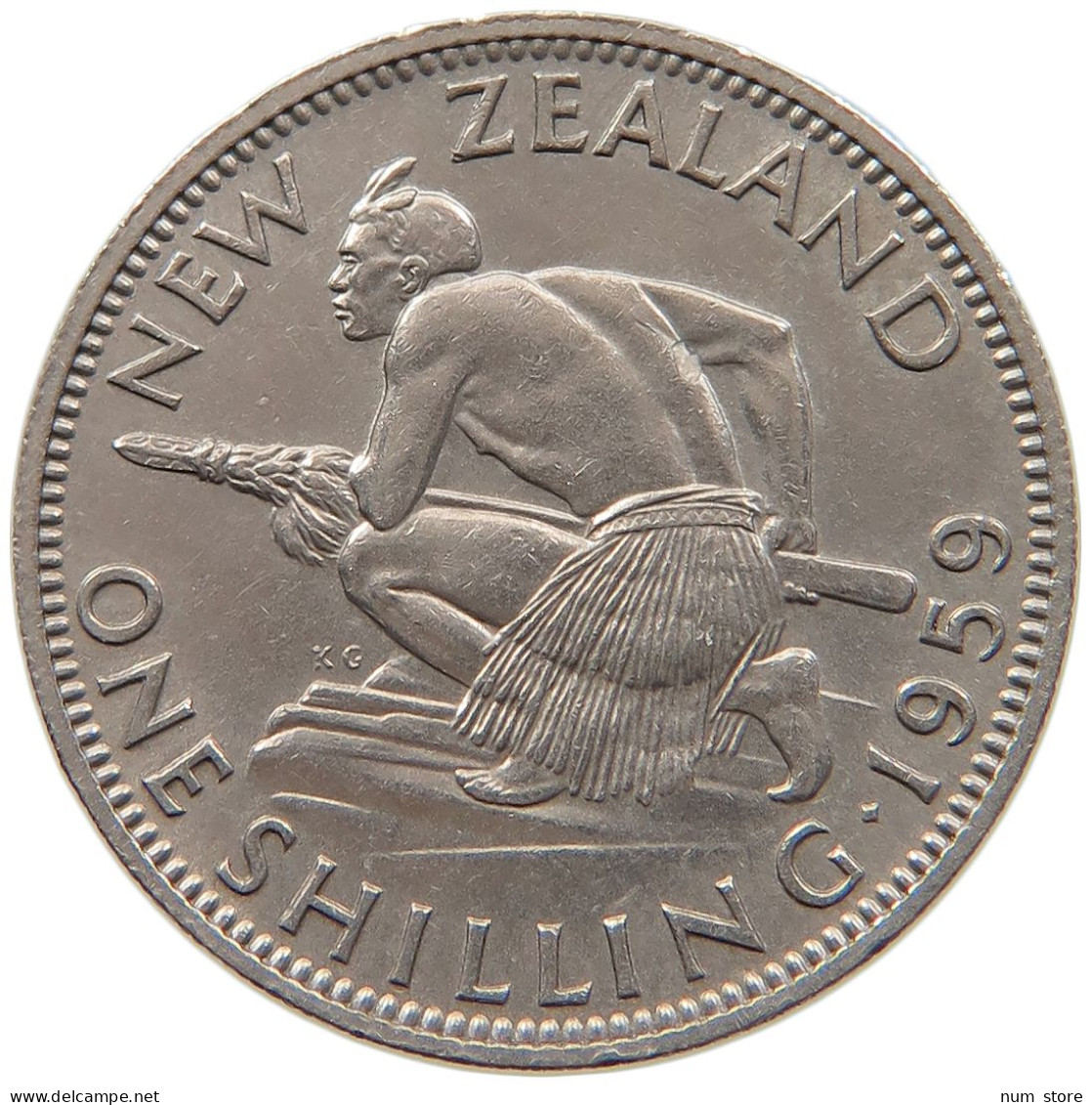 NEW ZEALAND SHILLING 1959 #s093 0461 - Nueva Zelanda