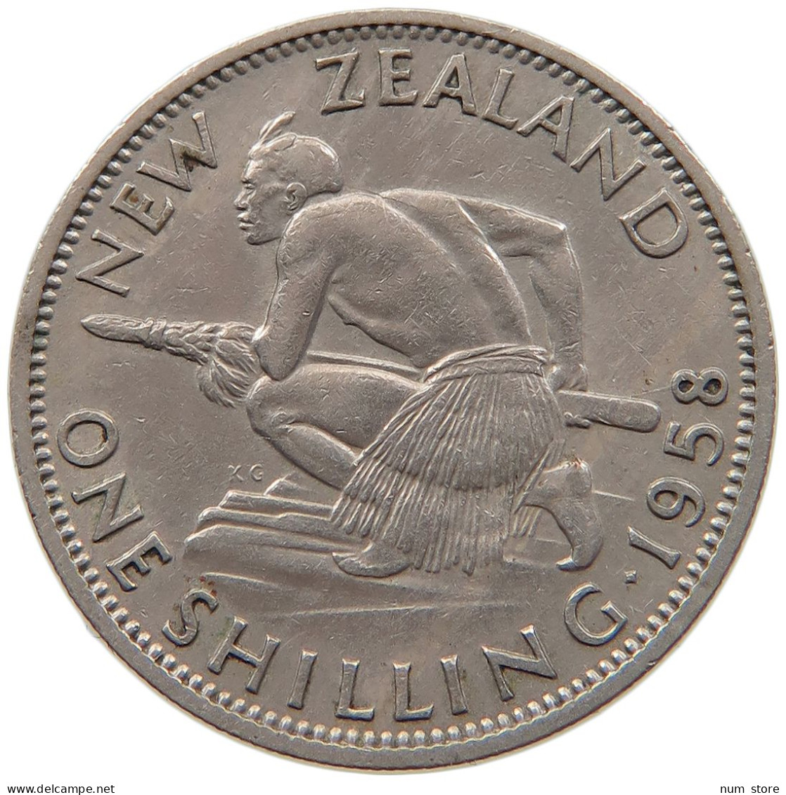 NEW ZEALAND SHILLING 1958 #s093 0467 - Nouvelle-Zélande