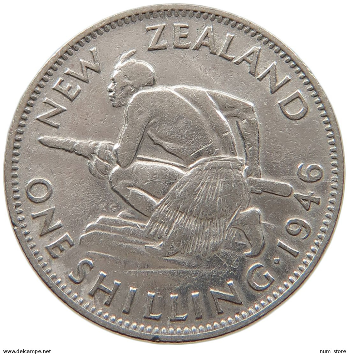 NEW ZEALAND SHILLING 1946 #s093 0475 - Nouvelle-Zélande