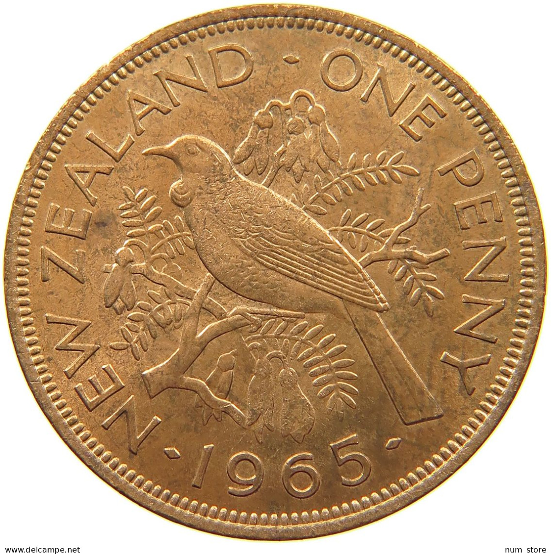 NEW ZEALAND PENNY 1965 #s099 0281 - Nueva Zelanda