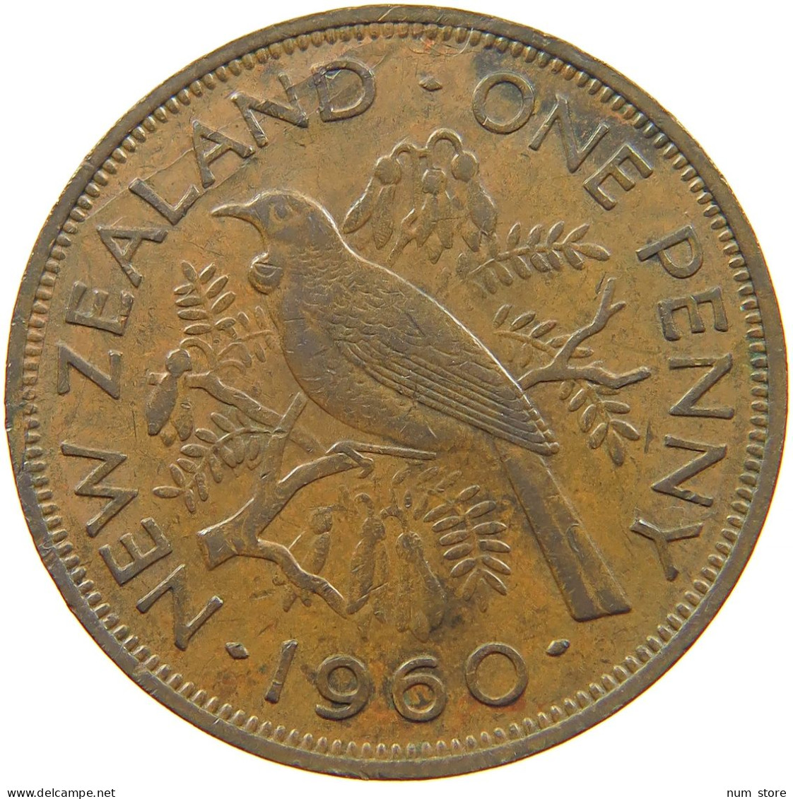 NEW ZEALAND PENNY 1960 #s099 0285 - Neuseeland