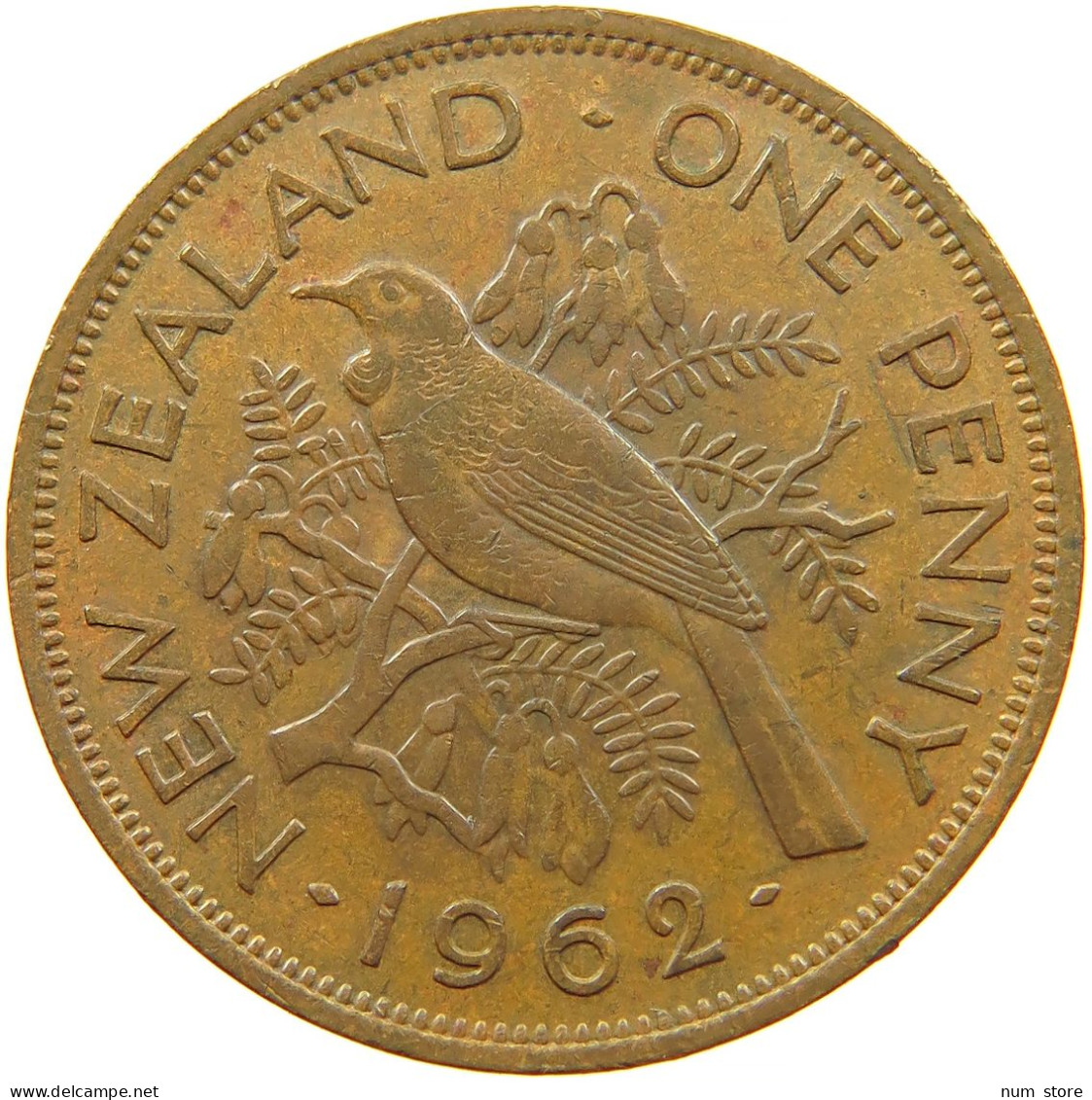 NEW ZEALAND PENNY 1962 #s099 0289 - Neuseeland