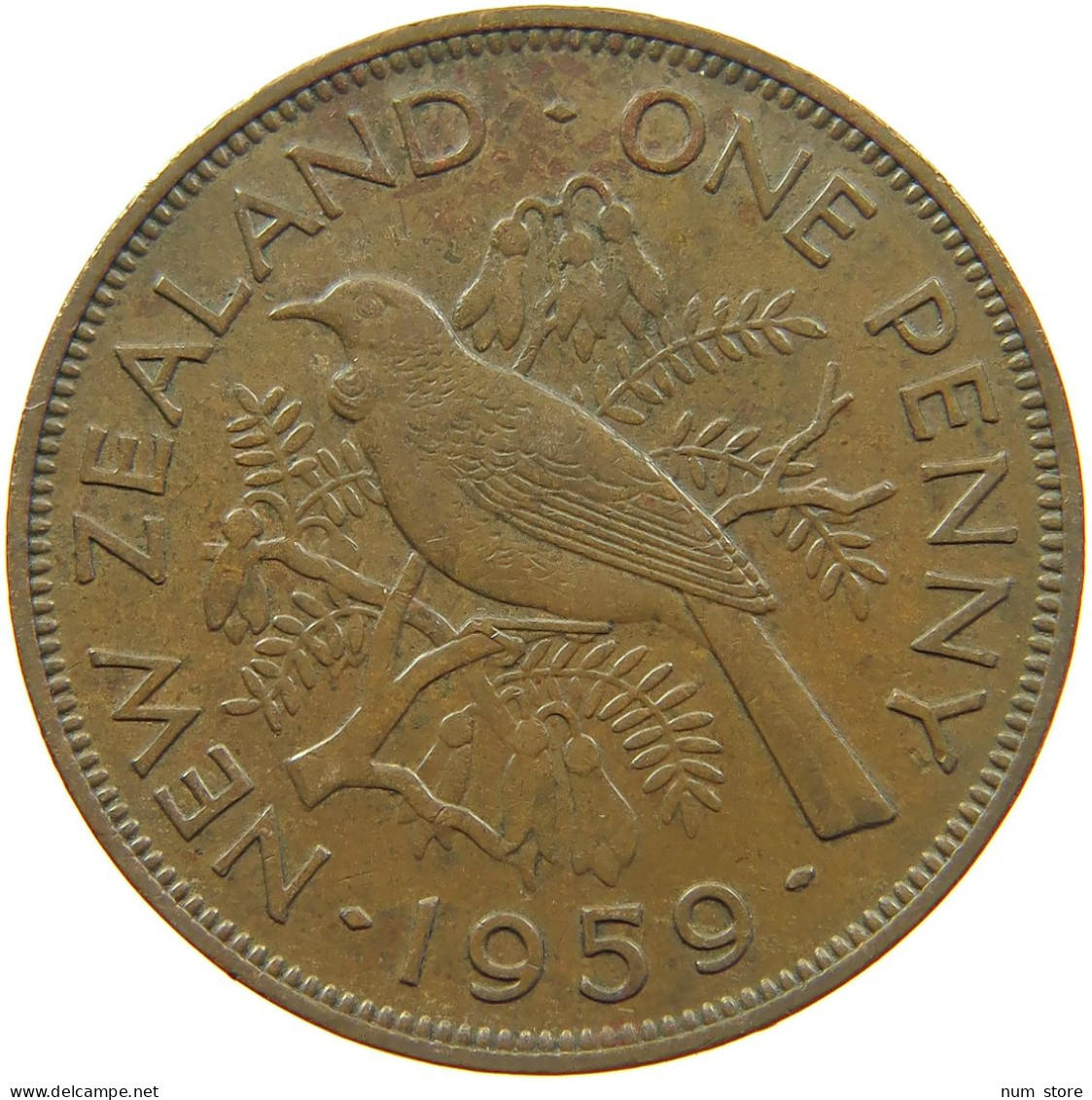 NEW ZEALAND PENNY 1959 #s099 0291 - Neuseeland