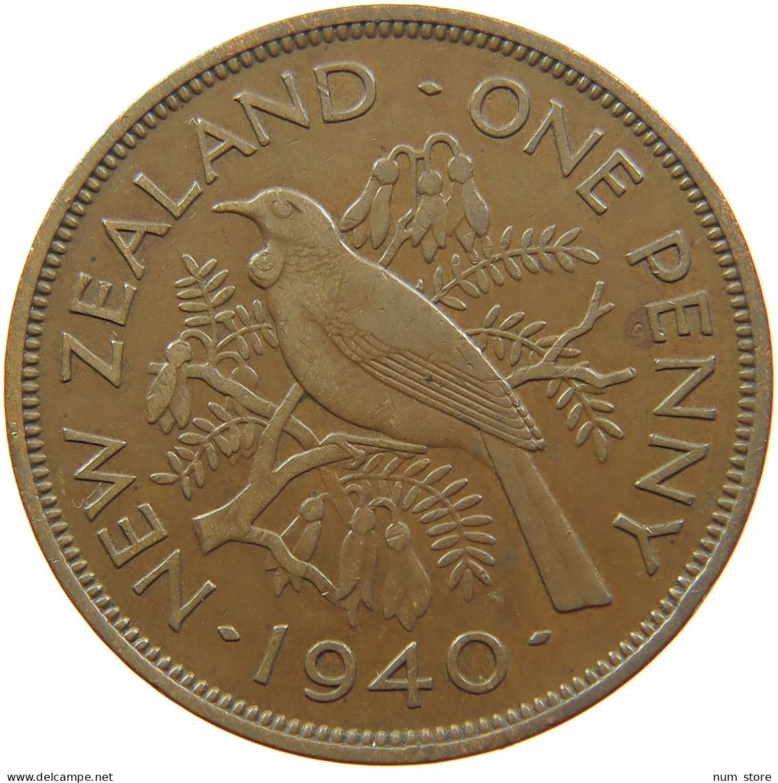 NEW ZEALAND PENNY 1940 #s097 0299 - Nueva Zelanda