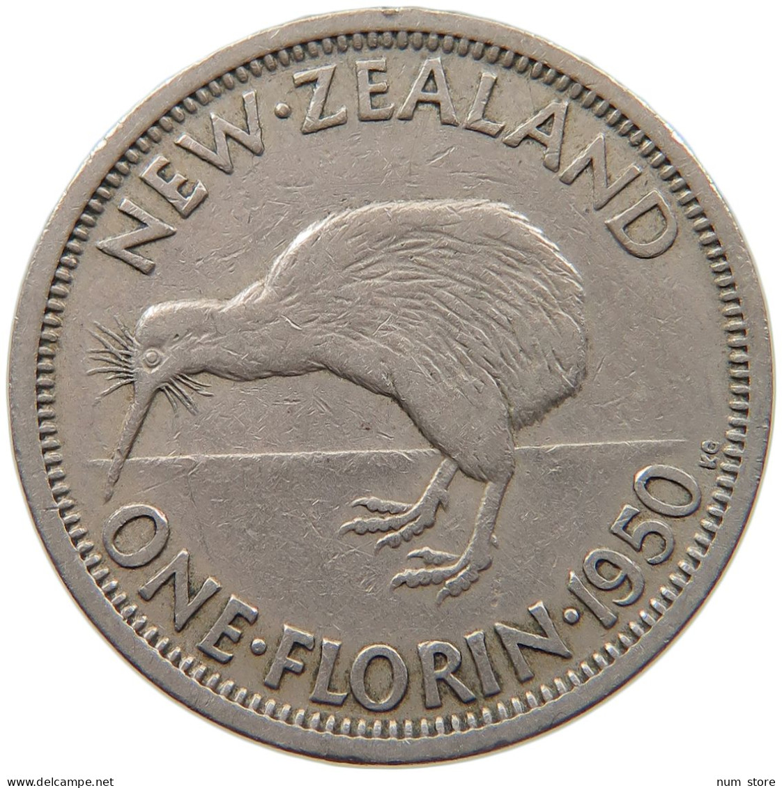 NEW ZEALAND FLORIN 1950 #s099 0243 - Nouvelle-Zélande