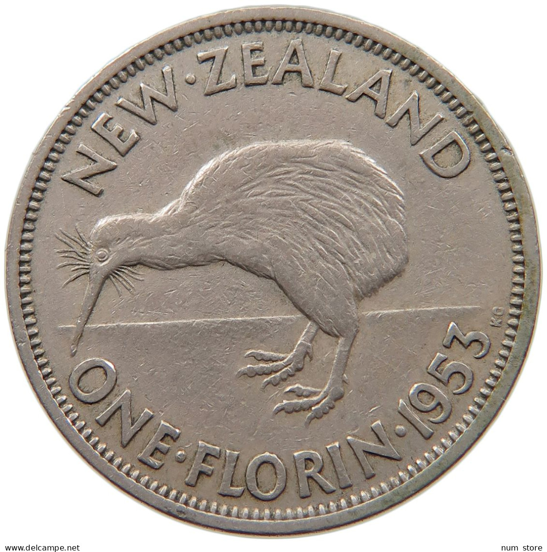 NEW ZEALAND FLORIN 1953 #s099 0237 - Neuseeland