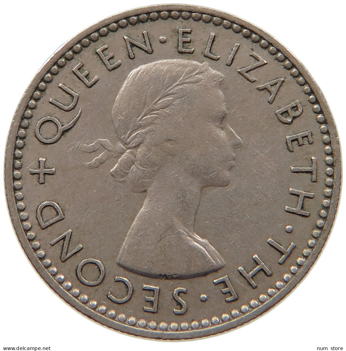 NEW ZEALAND 6 PENCE 1955 #s091 0519 - Neuseeland