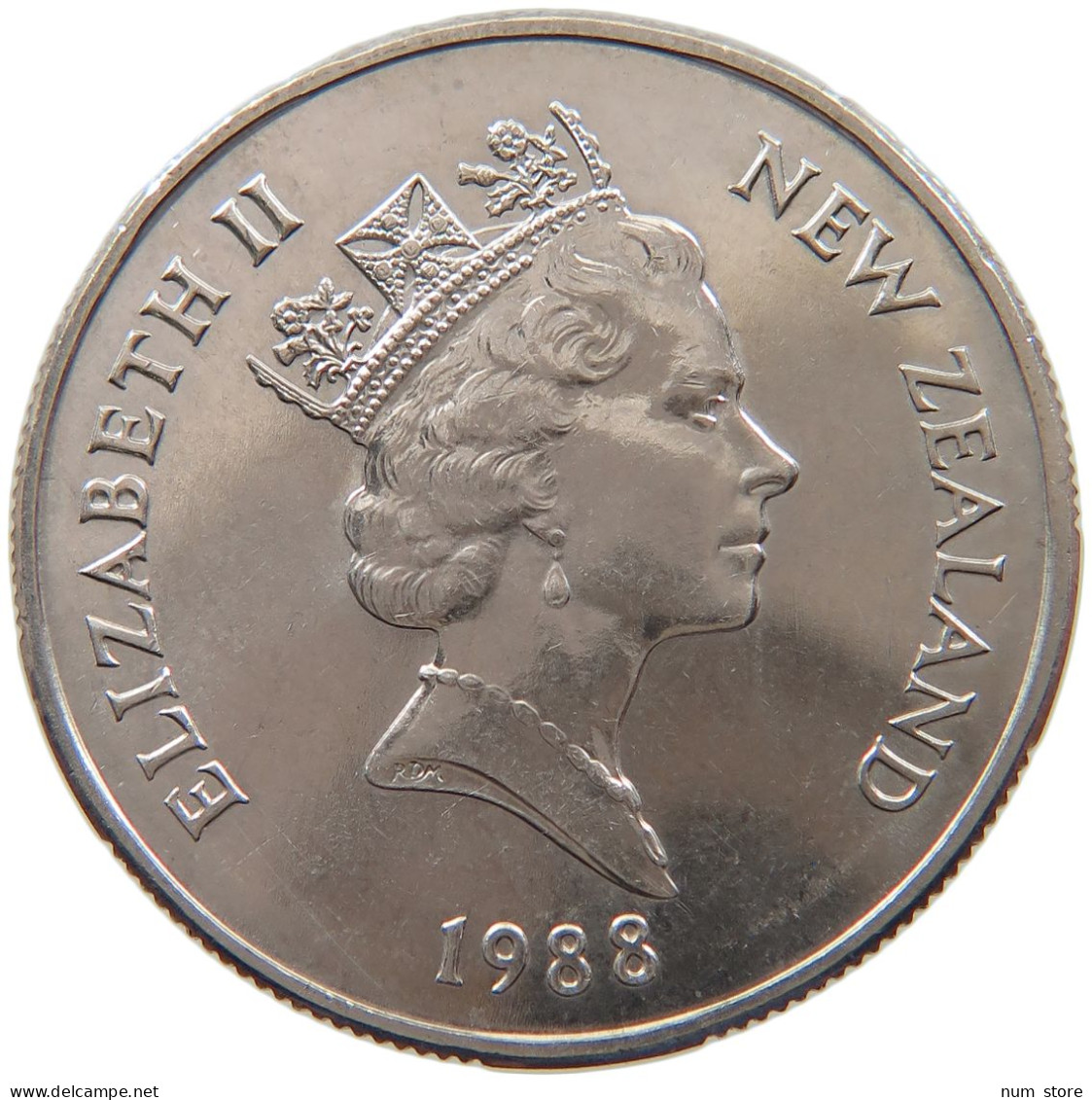 NEW ZEALAND 50 CENTS 1988 #s097 0383 - New Zealand