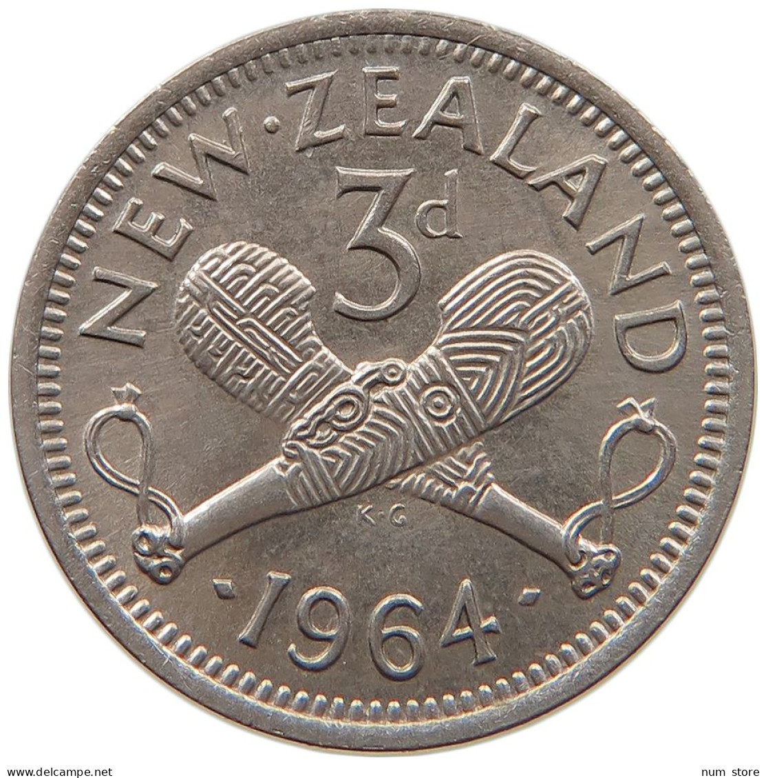 NEW ZEALAND 3 PENCE 1964 #s091 0545 - Neuseeland