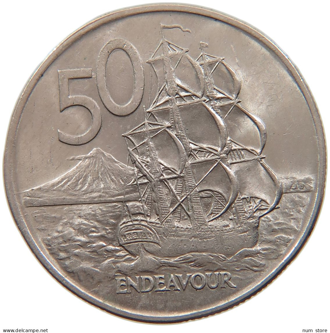 NEW ZEALAND 50 CENTS 1971 #s099 0219 - New Zealand