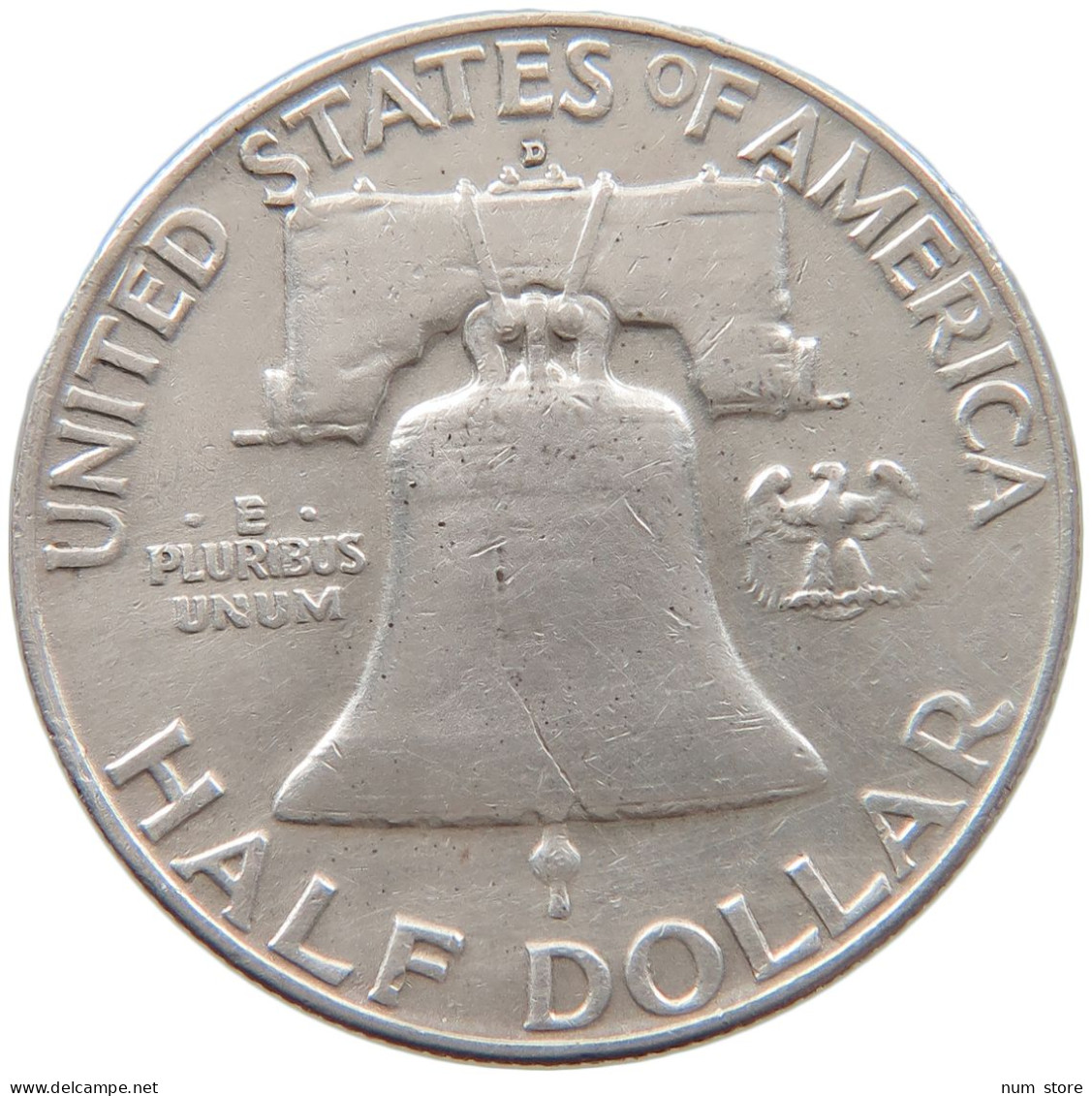 UNITED STATES OF AMERICA 1/2 DOLLAR 1958 D #s092 0391 - 1964-…: Kennedy