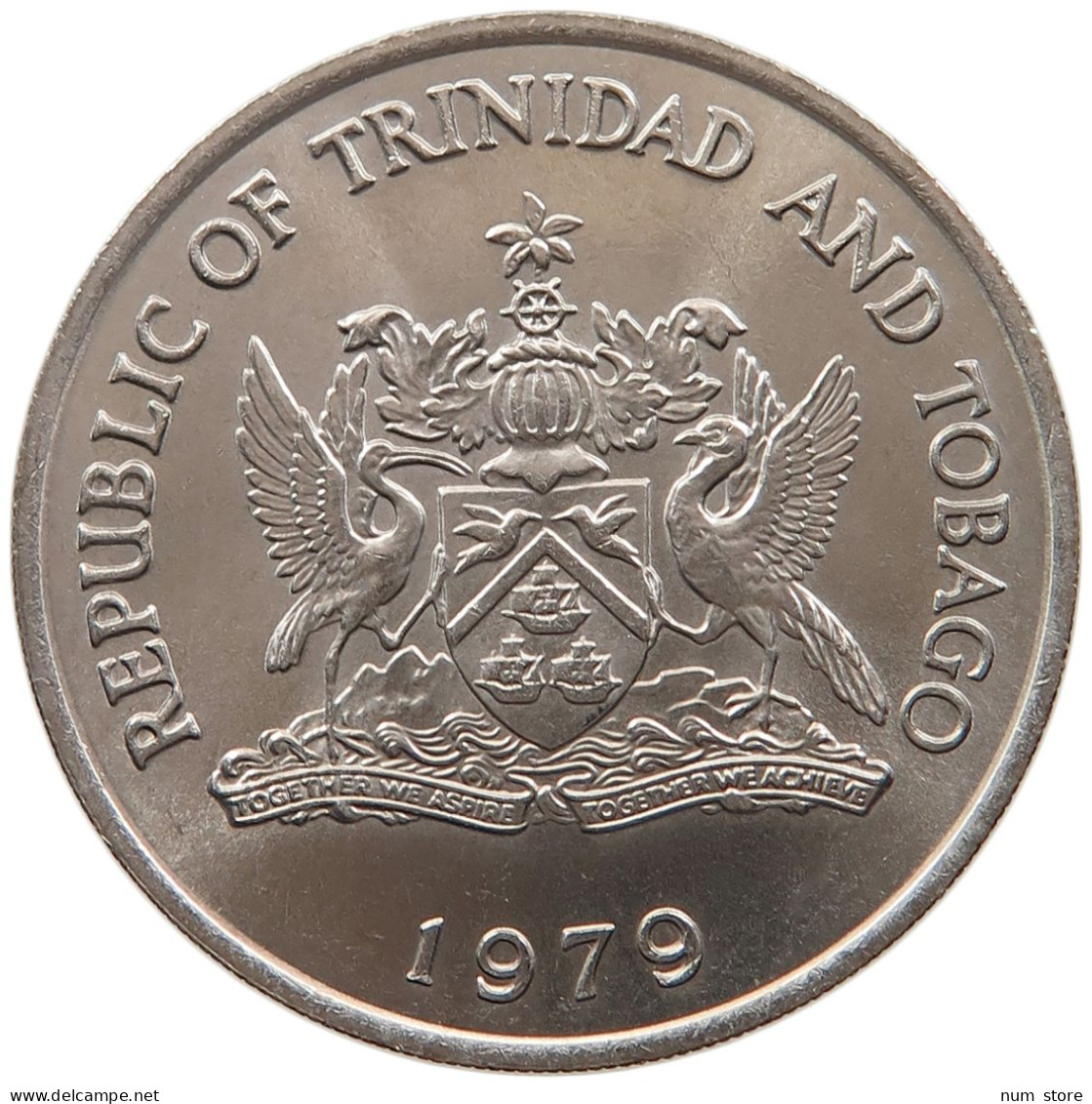 TRINIDAD AND TOBAGO DOLLAR 1979 #s097 0005 - Trinidad Y Tobago