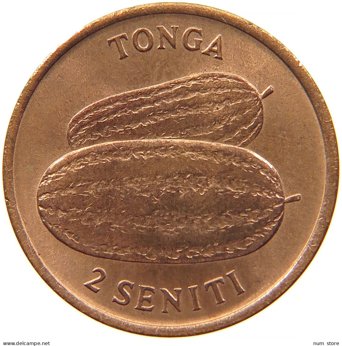 TONGA 2 SENITI 1975 #s095 0407 - Tonga