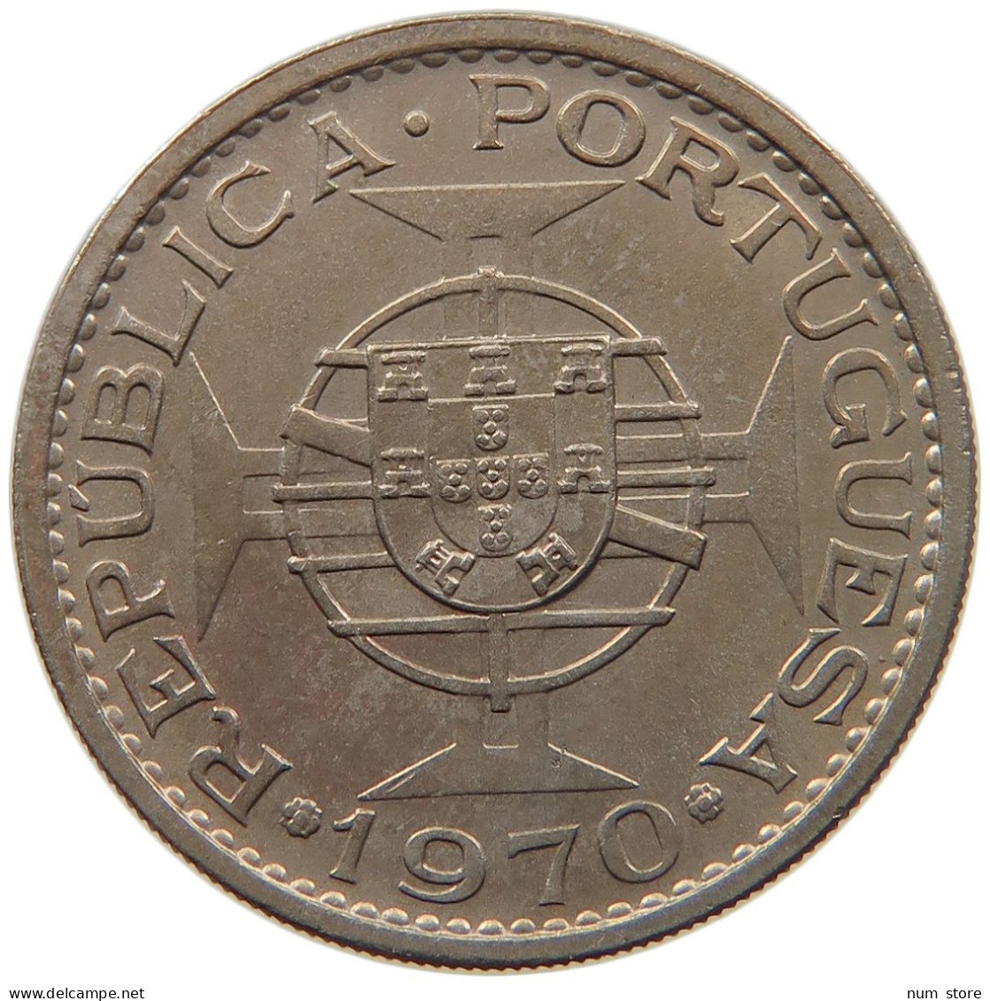 TIMOR 5 ESCUDOS 1970 #s098 0017 - Timor