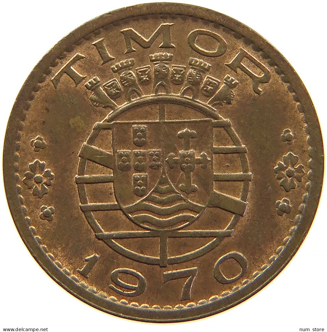 TIMOR 20 CENTAVOS 1970 #s096 0075 - Timor