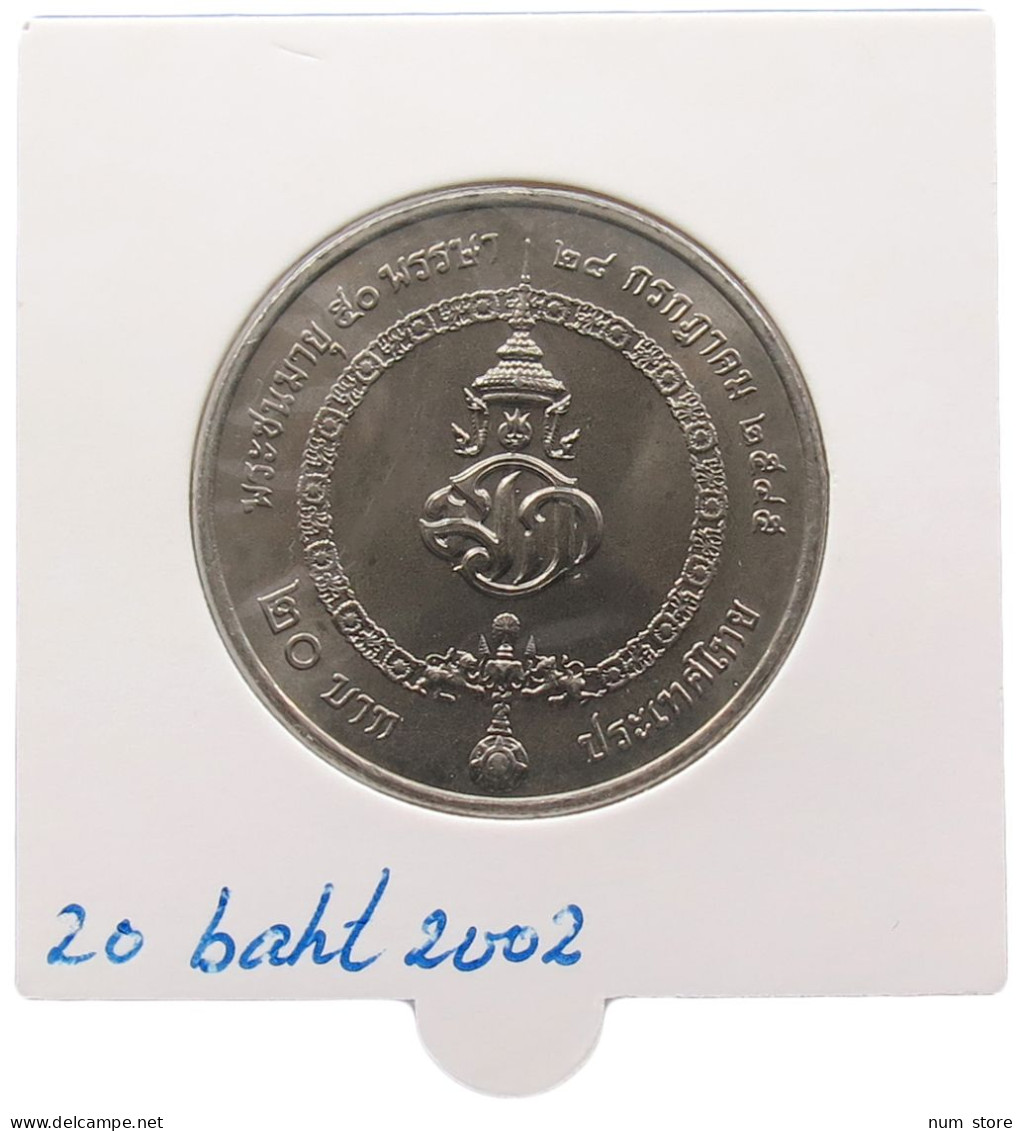 THAILAND 20 BAHT 2002 #alb070 0215 - Thailand