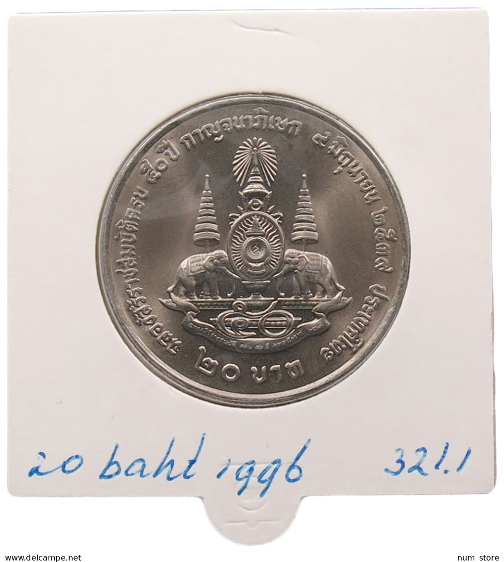 THAILAND 20 BAHT 1996 #alb070 0213 - Thaïlande