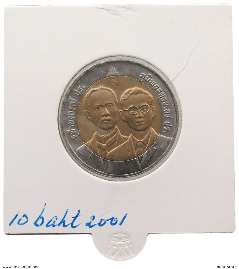 THAILAND 10 BAHT 2001 #alb070 0065 - Thaïlande