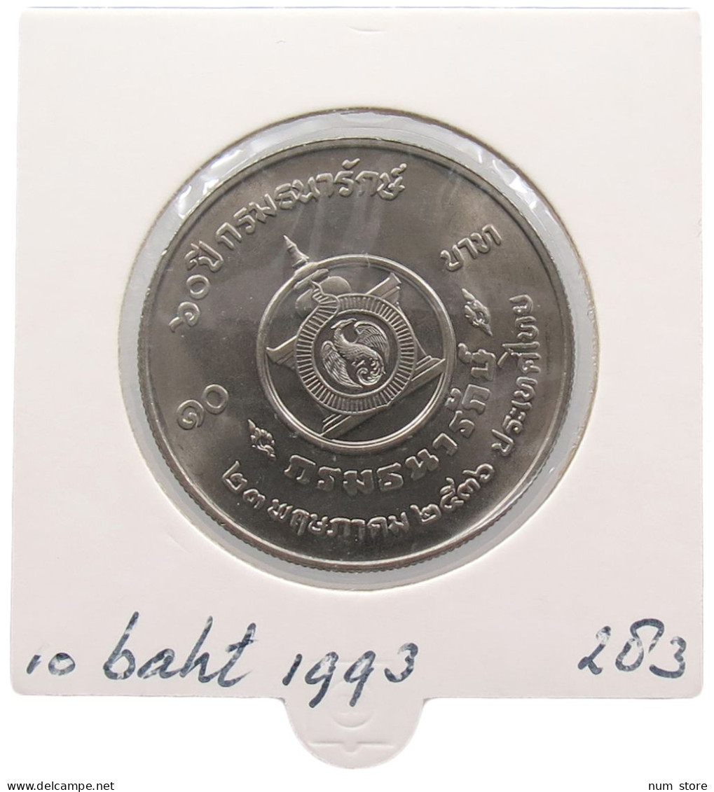 THAILAND 10 BAHT 1993 #alb069 0713 - Thailand