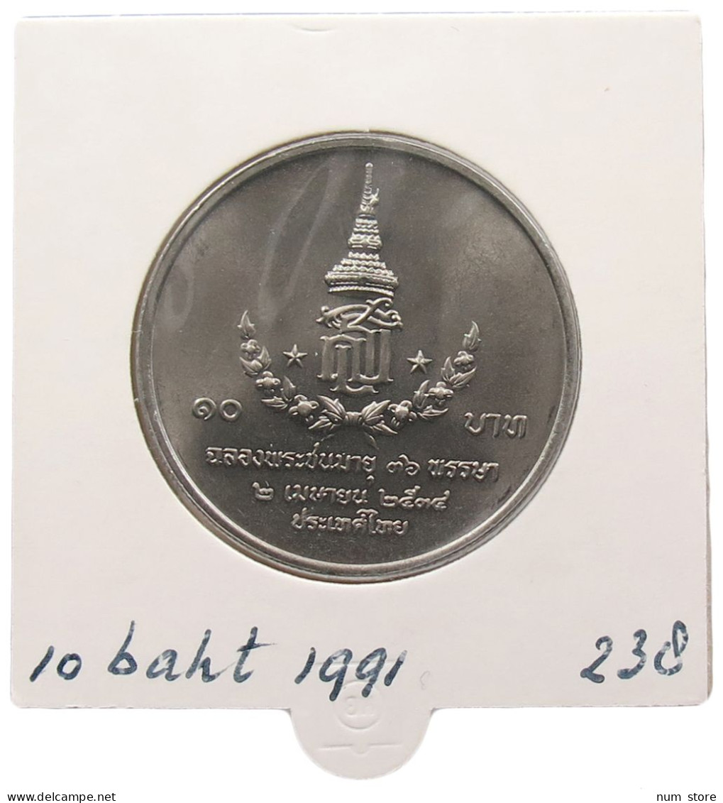 THAILAND 10 BAHT 1991 #alb069 0703 - Thaïlande