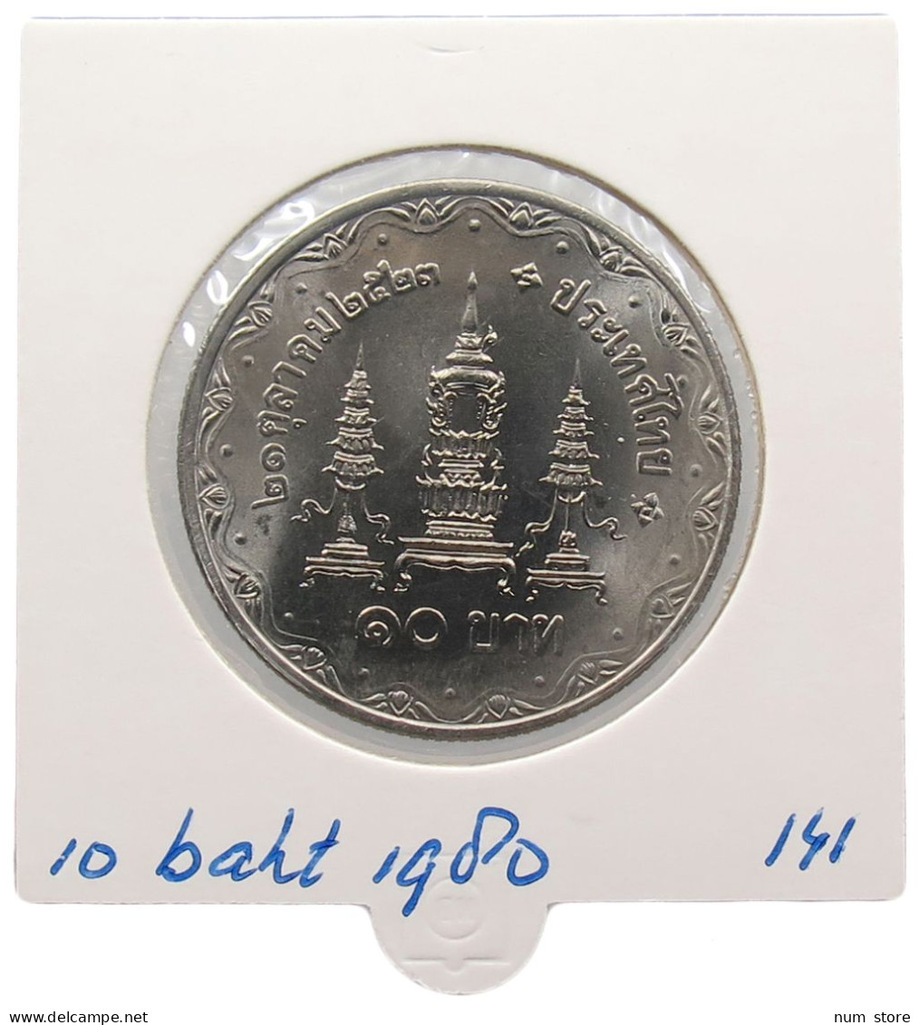 THAILAND 10 BAHT 1980 #alb069 0669 - Tailandia