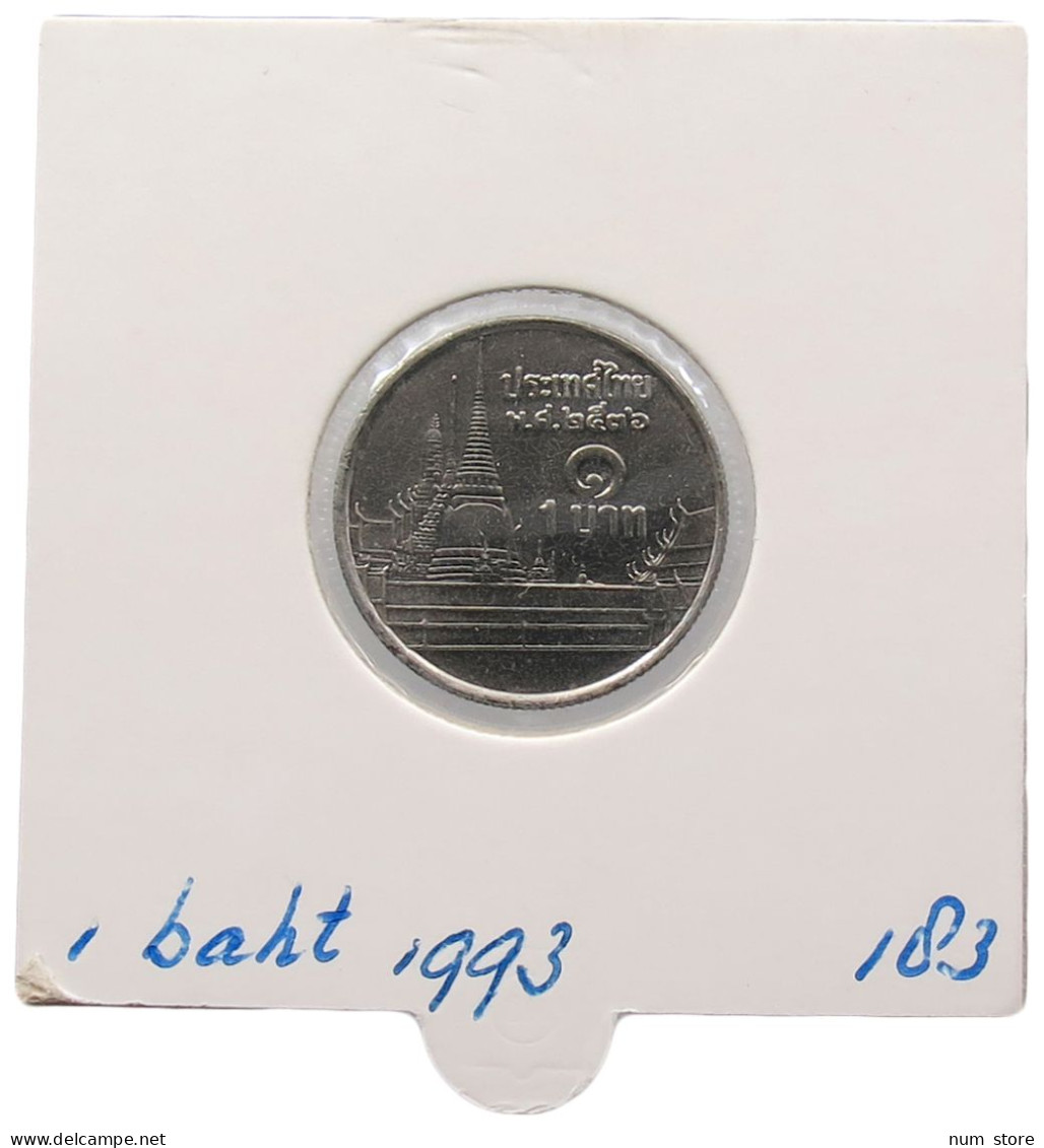 THAILAND 1 BAHT 1993 #alb070 0239 - Tailandia