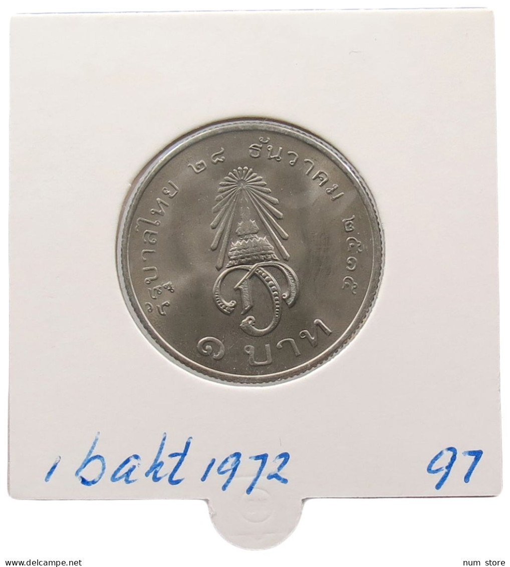 THAILAND 1 BAHT 1972 #alb070 0241 - Tailandia