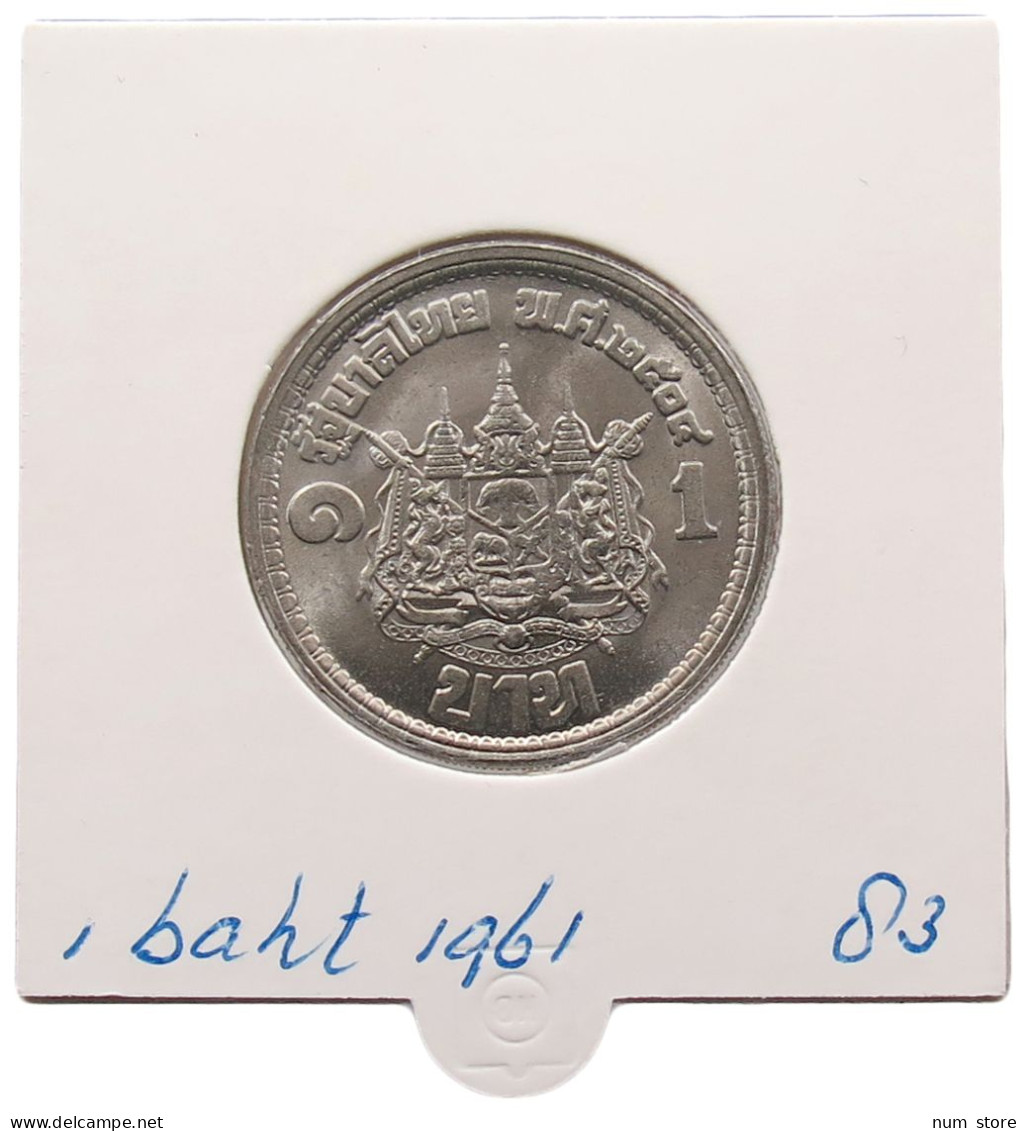 THAILAND 1 BAHT 1961 #alb070 0259 - Tailandia